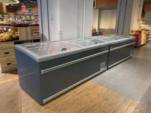 China Plug In Freezer And Refrigeration Island Freezer With Sliding Cover wholesale