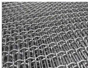 China Knurled Stainless Steel Mesh BBQ Intercrimp Wire Mesh 22mm wholesale