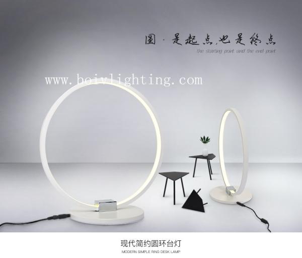Quality LED Lighting  Round Table Lamp Warm Light Thre Size Aliminum Acrylic for sale