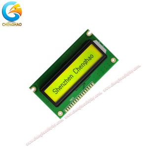 China 16x02 Stn Monochrome Lcd Screen With 6 O'Clock Viewing Angle wholesale