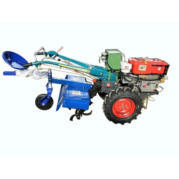Quality 210mm Two Wheeled Tractor , CHANGCHAI Engine 20 Hp Mini Tractor With Cultivator for sale
