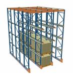 High Space Utilization Drive In Racking System ASRS Stacker Crane