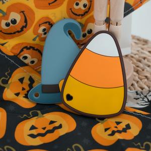 Halloween Witches Hat Silicone Baby Teether Colorful For Soothing Teething Pain