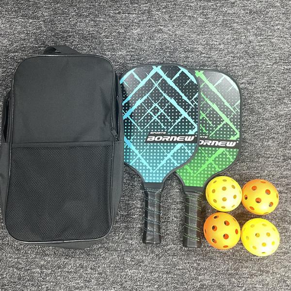Quality 5-80 Age Group Pickleball Paddle Set with 2 Rackets 4 Balls and Bubble Bag Included for sale