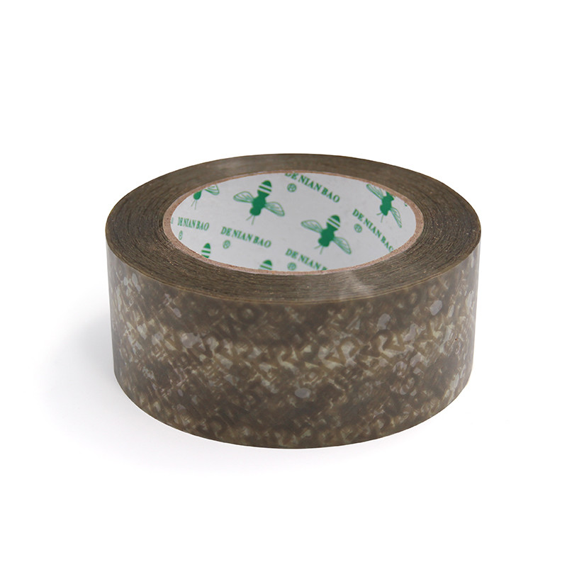 BOPP Yellowish Yellow Packaging Adhesive Sealing Tape Single Sided