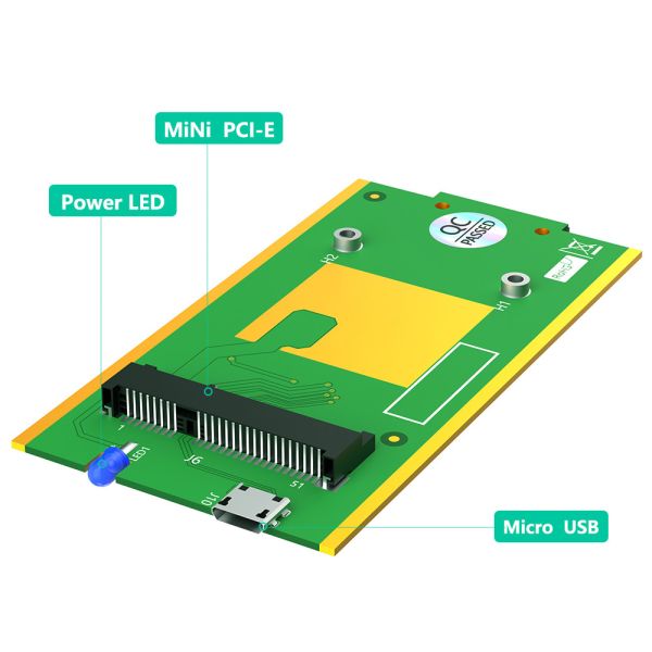 SIM Card Slot Mini Pci-e Usb 2.0 Adapter For WWAN/LTE Module