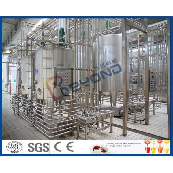 Turn Key Projects 20000LPD Pasteurized Milk Production Line for 200 - 1000ml Bag Pouch