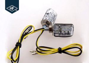 China Hyosung 2W LED Motorcycle Blinkers , Chopper Small Motorcycle Turn Signals wholesale