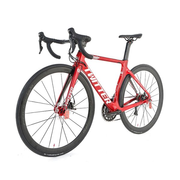 Carbon Fiber Frame Road Bike 22 Speed Bicycle for Men 700c 25c Cycle Aluminum Alloy Fork Material