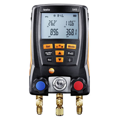 Testo 549 Digital Manifold for Refrigeration Systems