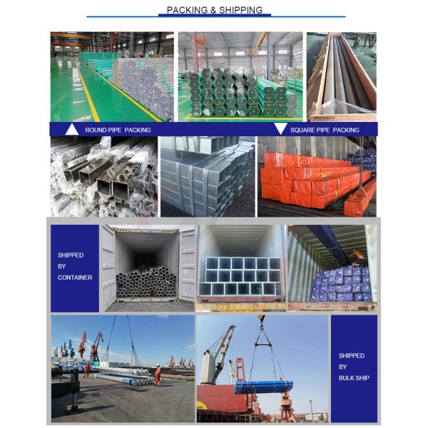 Round Stainless Steel Pipe ASTM AISI SS 304 316L 316 310S 1.4301 321 904L 201 inox SS Mirror Finish Welded Tube