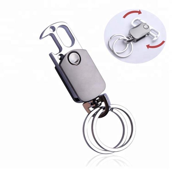 Quality Multi-functional Design Spinner And Bottle Opener Metal Keychain for sale