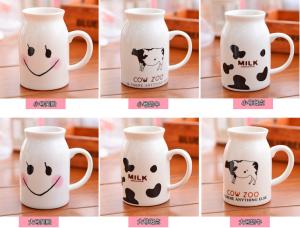 China lovely breakfast mug/milk enamel mug wholesale