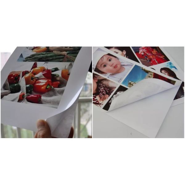 Waterproof Pigment Dye Inkjet 190gsm RC Glossy Photo Paper Sticker Label