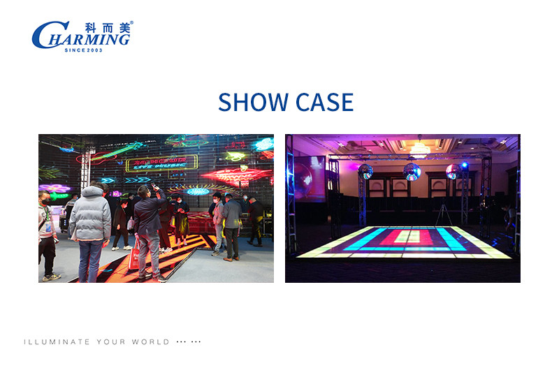 IP65 Disco Dance Floor Pixel Pith P3.91MM Light Up Dance Floor Tiles