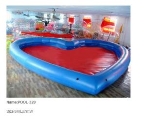 China Inflatable pool / inflatable water pool / giant heart shape pool wholesale