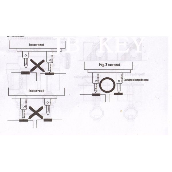 368A Key Cutting Duplicated Machine Instruction 2