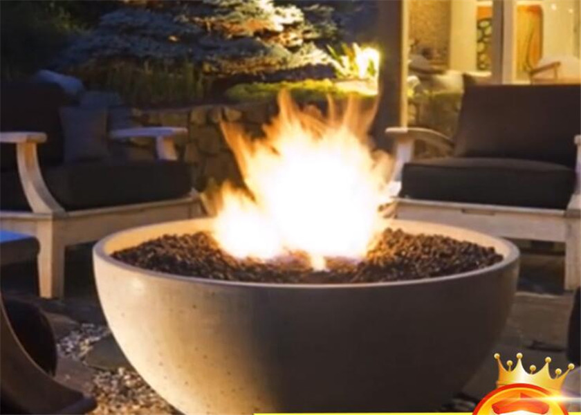 Factory price garden real flame LPG NPG propane outdoor ggas fireplace direct vent fire pit bowls