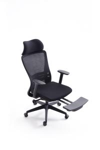 OEM ODM 68*64*114mm Mesh Swivel Office Chair With Footrest