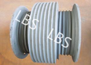 China Customized Grooved Winch Drum Multi Layer Winding For Steel Wire And Nylon Ropes And Cables wholesale