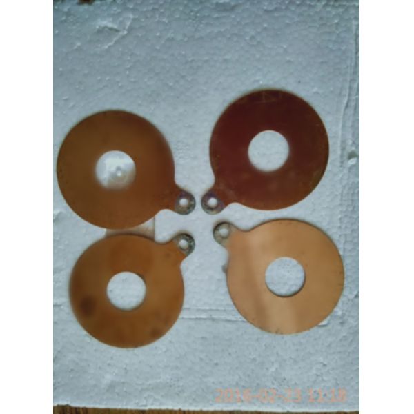 Quality Anti Rust Treatment Piezoelectric Ultrasonic Transducer Electrodes Sheet Electric Conduction for sale