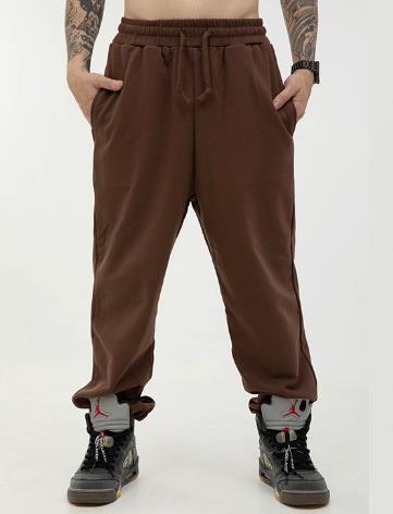 Quality Custom Clothing Factory China 350GSM French Terry Men'S Sweatpants With Elasticband 100% Cotton For Winter for sale