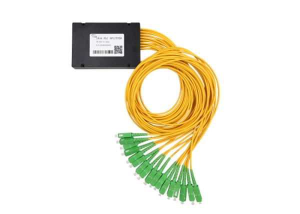 PLC Fiber Optical Splitter SC/APC 1×16 ABS BOX Splitter 3.0 G657A1 Insertion