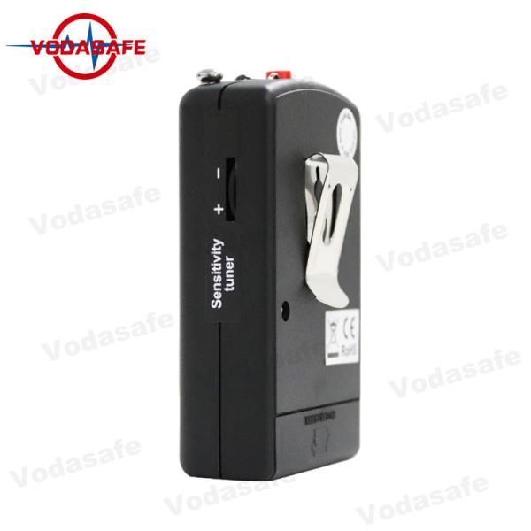 Quality Black Color Wireless Camera RF Detector , Hidden Camera Detector Silent Detection for sale