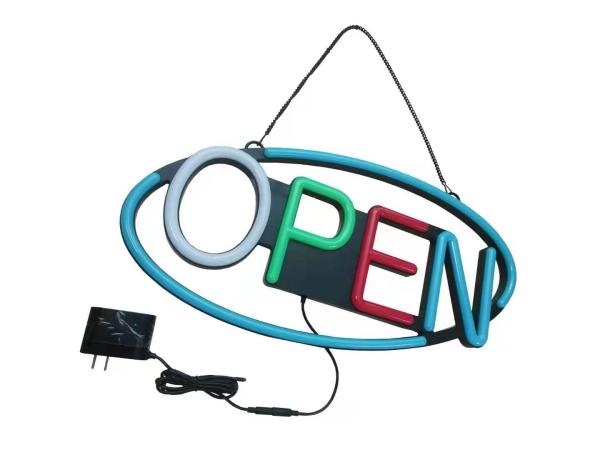 Quality Waterproof LED Neon Flex Light Magic Color Shop Bar Open Sign for sale