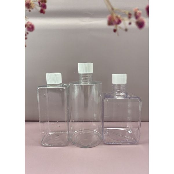 160ML Shampoo Conditioner & Body Wash Dispenser White Plastic Refillable Bottle with Pumps