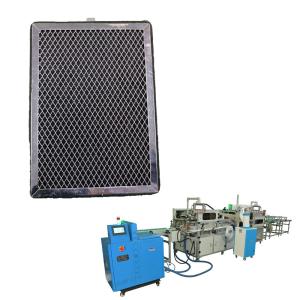 China 0.6Mpa HVAC Filter Making Machine 140mm Car Filter Short Edge Machine wholesale