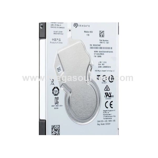 Seagate Mobile 1 TB Internal HDD - 2.5" - ST1000LM035 - SATA 6Gb/s
