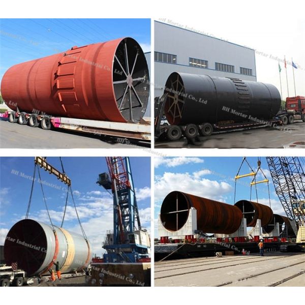 Reliable Rotary Lime Kiln / Calcination Furnace With High Precision Speed Control Valve