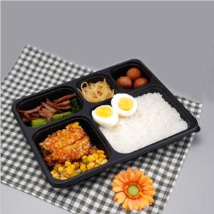 China Disposable Thickened Plastic Takeaway Bento Box Container wholesale