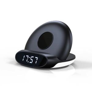 Multi-Functional foldable Wireless Charger with Alarm Clock