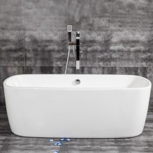 5 Years Free Standing Bathtub With Rectangular Shape CUPC Certifications