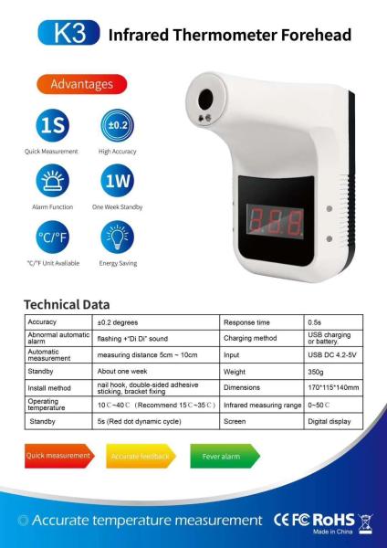 Quality Plastic Thermometric Indicator Resolving Power 0.1°C With CE Certification for sale