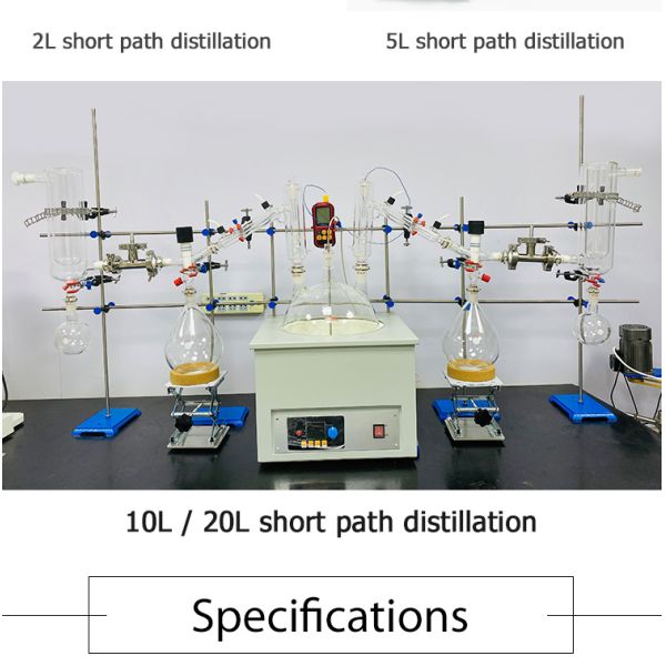 Short Path Distillation Equipment 2L Laboratory Kit