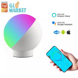 China Tuya 12w Wifi Smart Table Lamp Wireless Voice Control RGB Dimmable Lamp wholesale