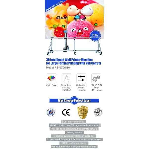 3d Large Format Automatic Wall Inkjet Printer Vertical Printing Ceramic Tiles Porcelain Walls