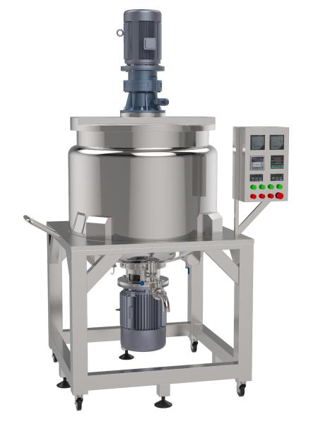 Quality Temperature Controlled Vacuum Emulsifying Mixer Machine Customized for sale