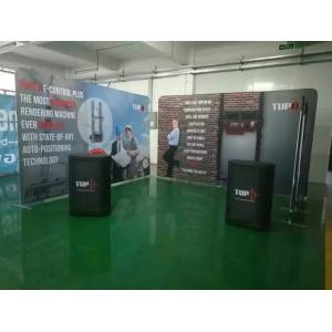 China 8 Feet Straight Shape Tension Fabric Displays Dye Sublimation Printing wholesale