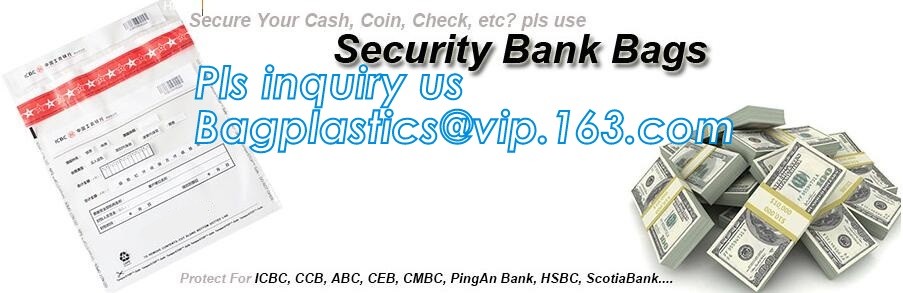 Plastic Money/Evidence Security Envelopes Cash Deposit Seal Bags, Bank Industrial Use cash security deposit bags, bageas
