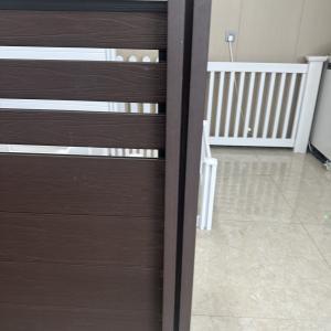China Modern WPC Fence Panel Easy To Install With Interlocking System wholesale