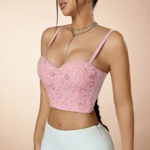 China Summer strapless chest beauty back corset tops sexy vest short bra corset wholesale