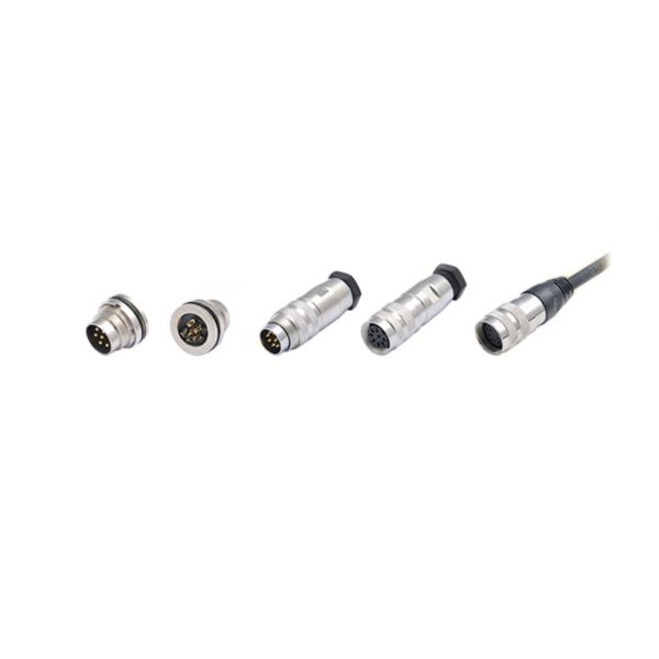 IP68 socket male female flange panel mount solder type m16 5pin AISG connector