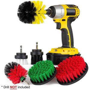China 100mm Polypropylene Tile Power Drill Brush Cleaning Kit Bathtub Cleaning wholesale