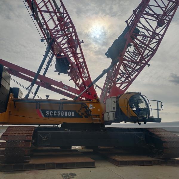 Quality 400T Crawler Crane For Rent With Good Load Capacity And Stability ACC4000A 1.5km/h for sale