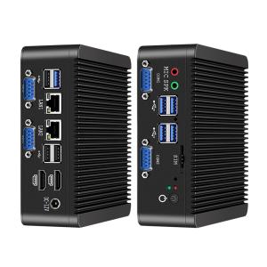 China Intel Celeron J4125 Industrial PC With Dual LAN 4 COM DDR4 8GB And Linux wholesale