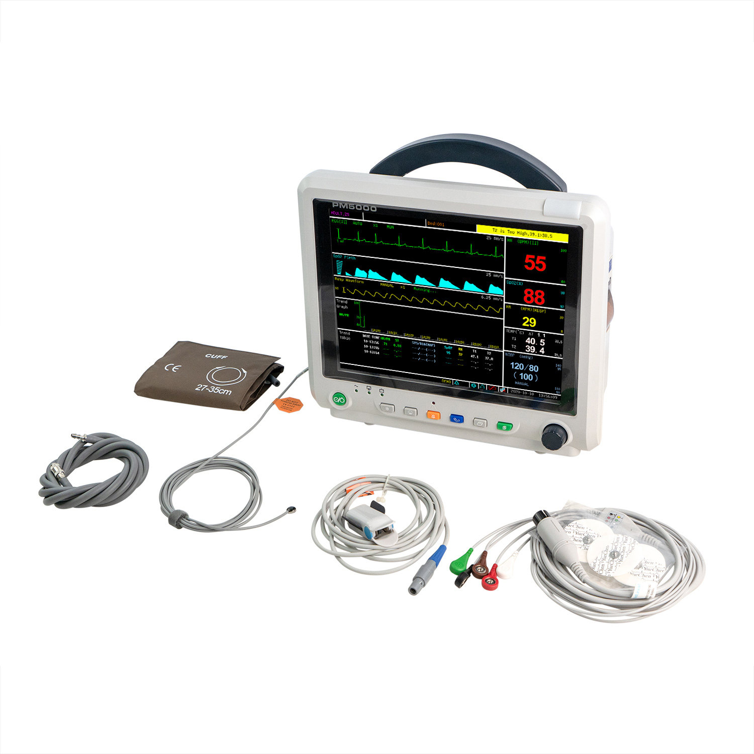 TFT Multi Parameter Vital Signs Monitor ICU Healthcare Medical Supplies ECG